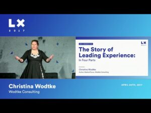 Screenshot of Christina speaking at the LX 2017 conference