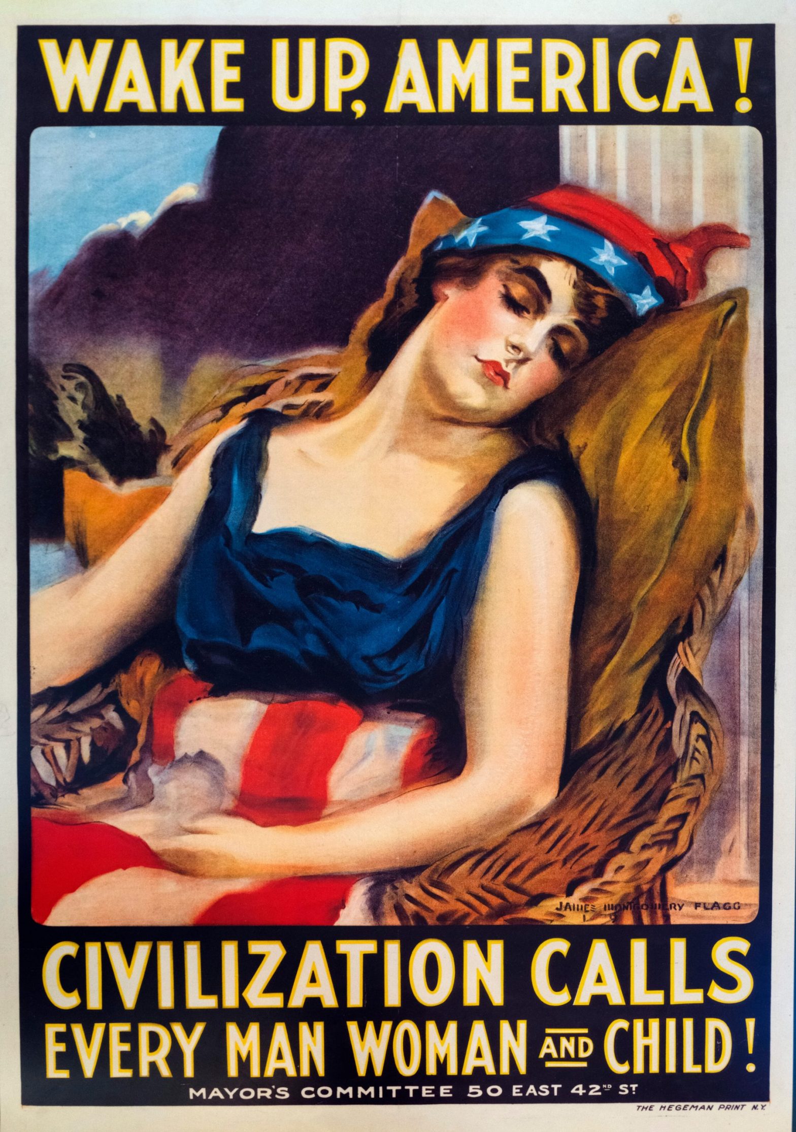 6 Posters That Changed the World – PRINT Magazine. Poster of liberty sleeping. Just like she is doing right now.